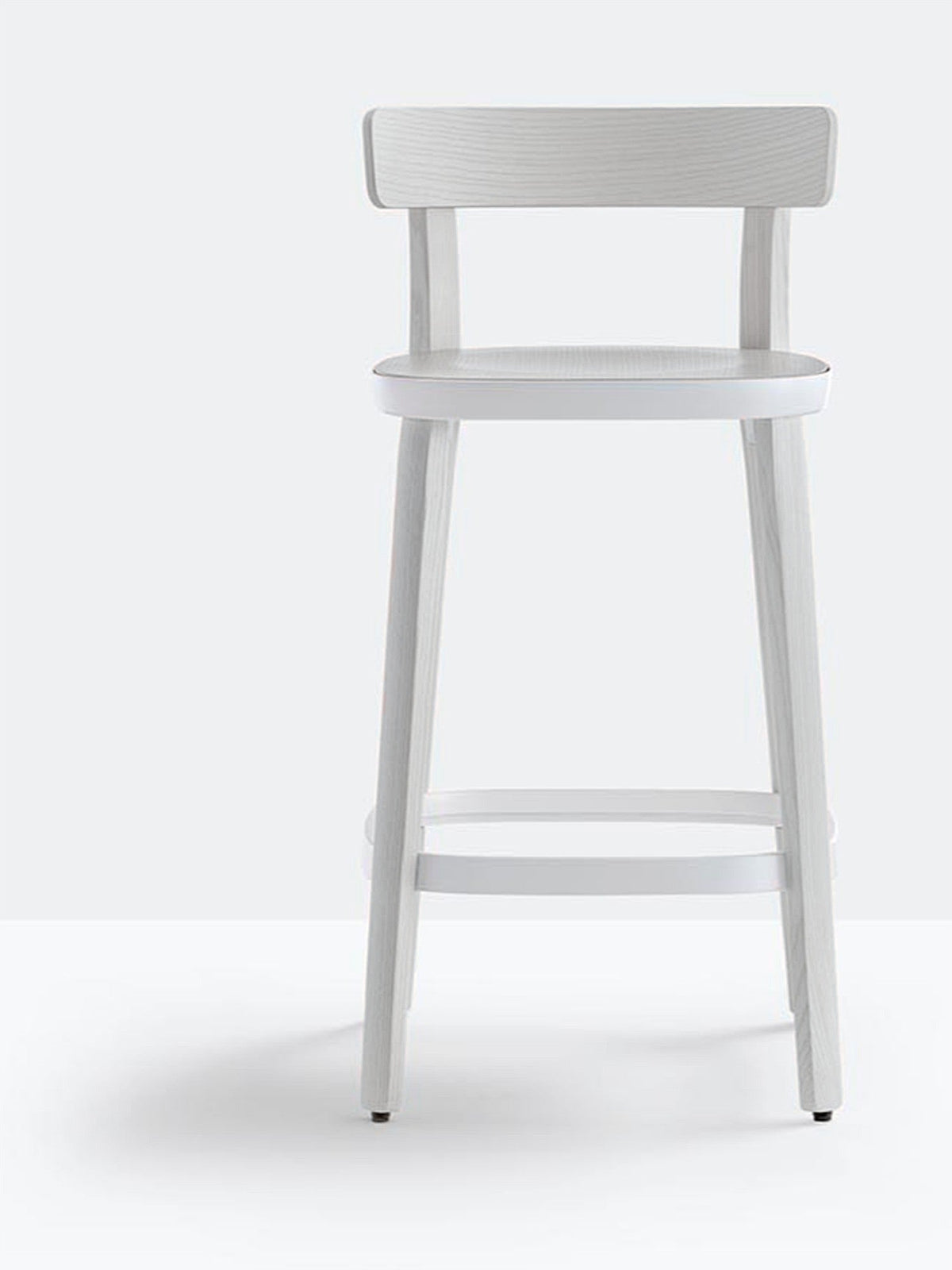 Tabouret de comptoir Folk 2936 Pedrali, frêne Gris clair GC