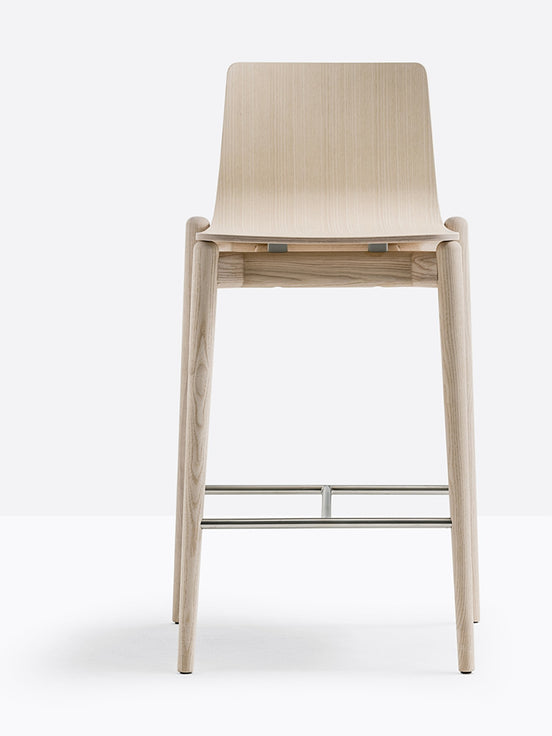 Tabouret de comptoir Malmö Pedrali frêne naturel