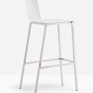 Tabouret Kuadra Pedrali, coque blanche