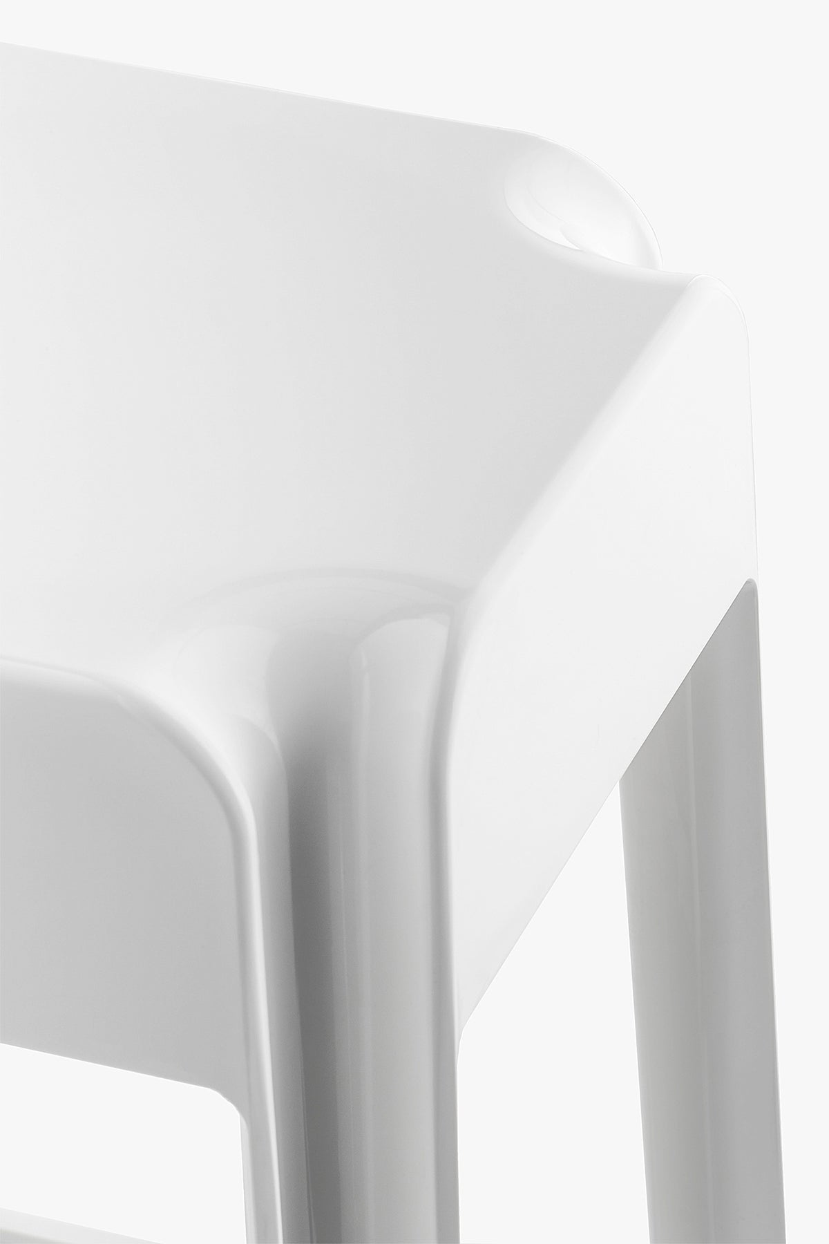 Détail de l'assise du tabouret Rubik