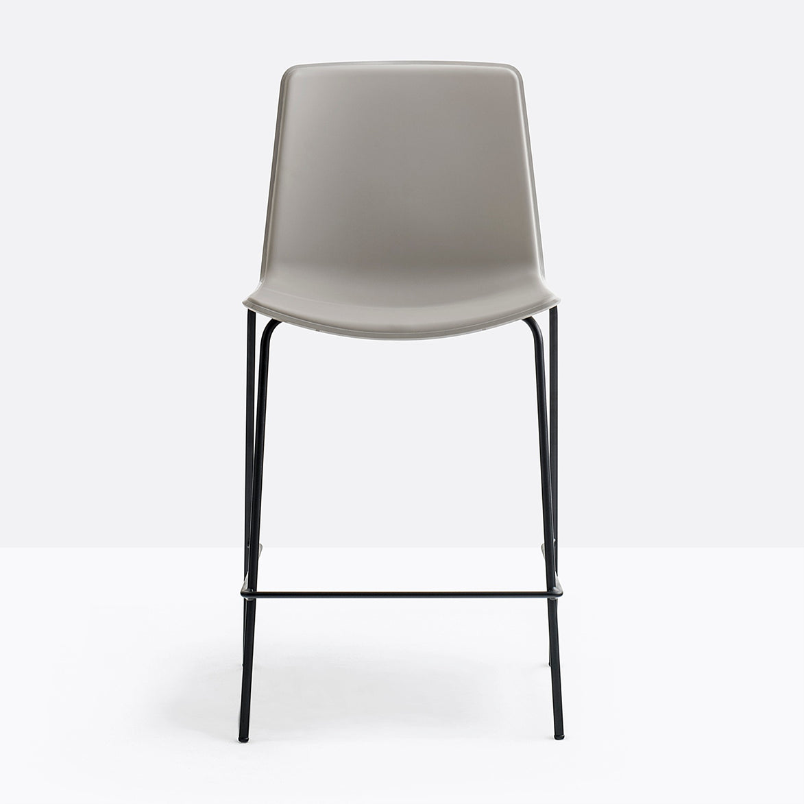 Tabouret Tweet beige et noir vue de dos