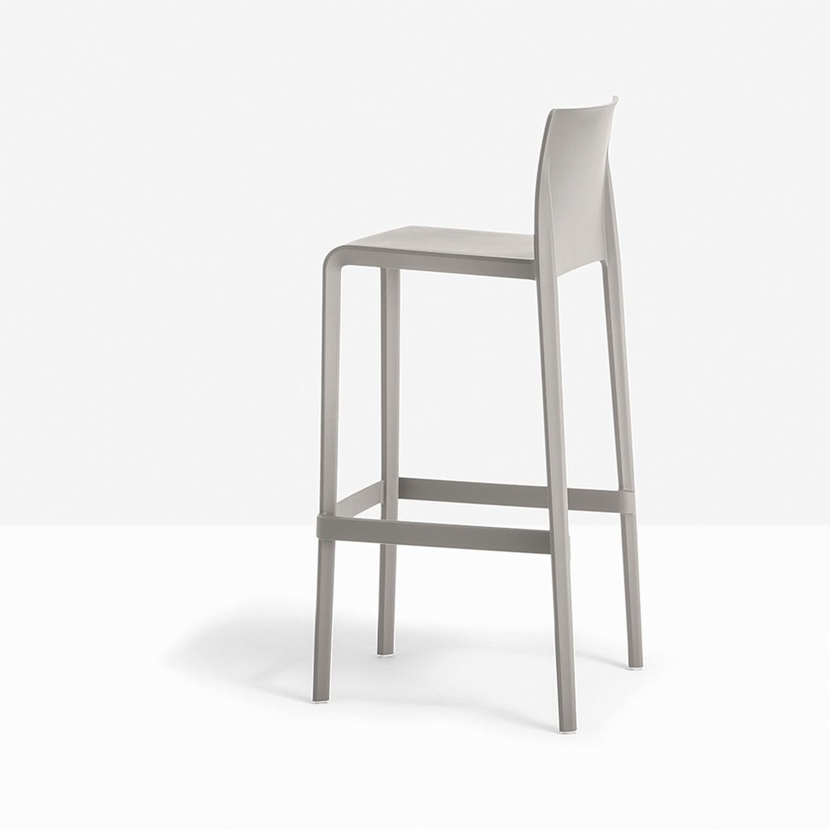 Tabouret de bar Volt beige assise 76,5 cm