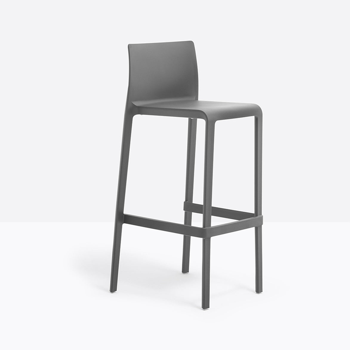 Tabouret de bar Volt gris anthracite assise 76,5 cm