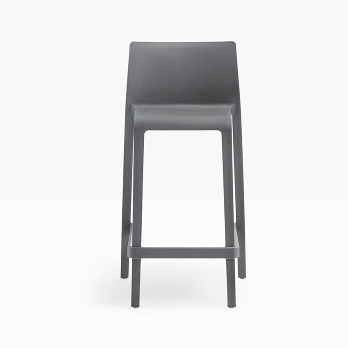 Tabouret de bar Volt Pedrali gris anthracite assise 66 cm
