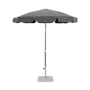 Parasol Tenerife Ø 200 cm Ezpeleta, toile anthracite
