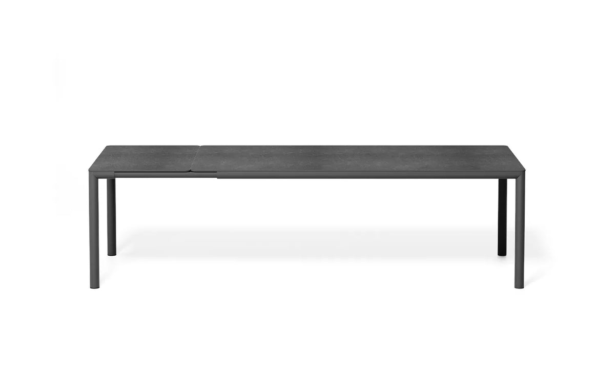 Table extensible Tevere stratifié Nardi – coloris anthracite – 211/275