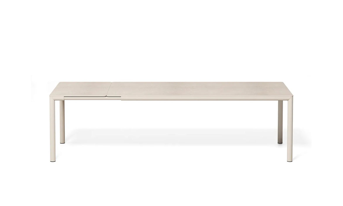 Table extensible Tevere stratifié Nardi – coloris sable – 211/275