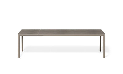Table extensible Tevere stratifié Nardi – coloris gris tourterelle – 211/275