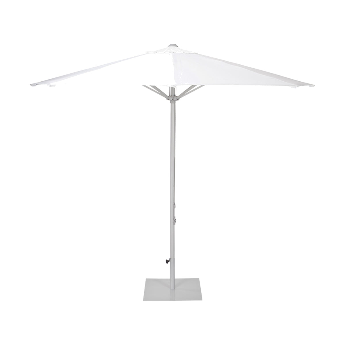 Parasol Vigo Ø 300 cm Ezpeleta, toile blanche